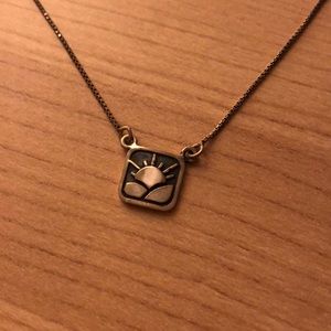 925 Sterling Silver Sun Necklace